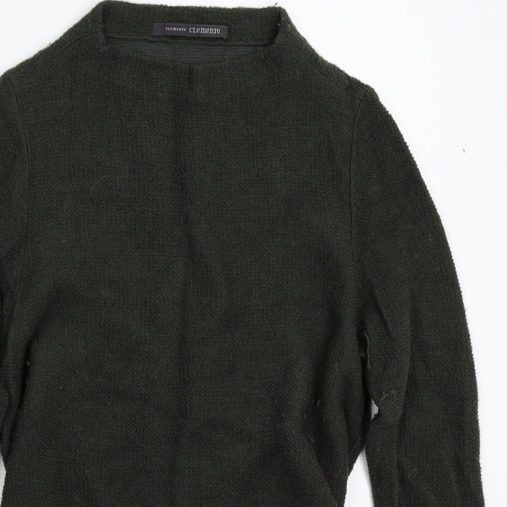 Clements Womens Green   Pullover Jumper Size S