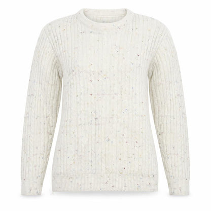 Monique Womens White   Pullover Jumper Size M