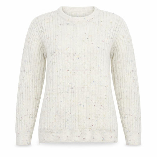 Monique Womens White   Pullover Jumper Size M