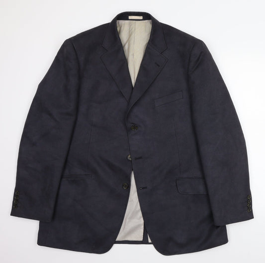 Mens UK Size 40 Greenwoods Regular Blue Suit Jacket