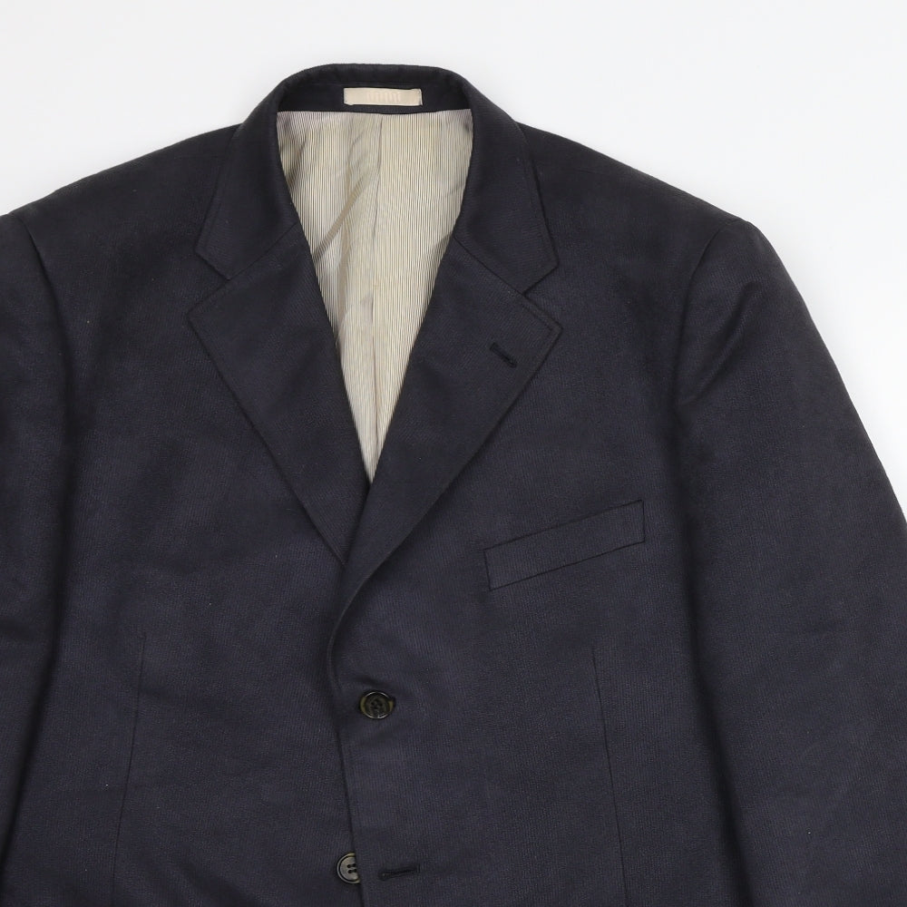 Mens UK Size 40 Greenwoods Regular Blue Suit Jacket