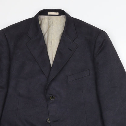 Mens UK Size 40 Greenwoods Regular Blue Suit Jacket