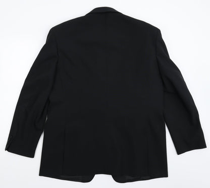 Mens UK Size 42 Greenwoods Regular Black Suit Jacket