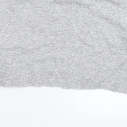 Divided Womens Grey   Pullover Sweatshirt Size XS  - Cropped