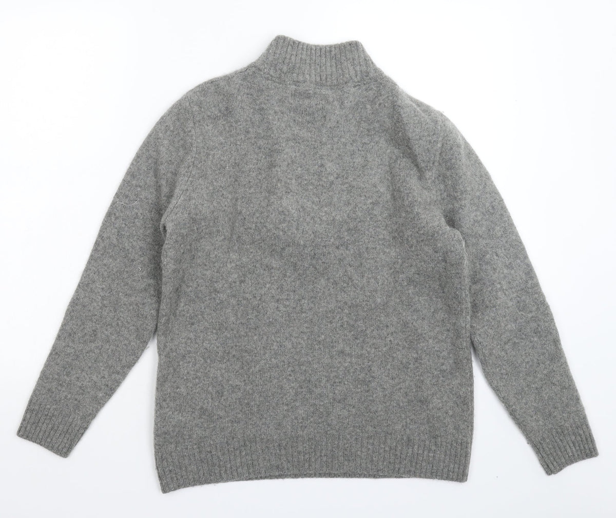 Back view of Hammond women’s grey knit jumper, size M