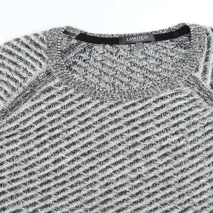 Marks & Spencer Womens Grey  Knit Pullover Jumper Size 14
