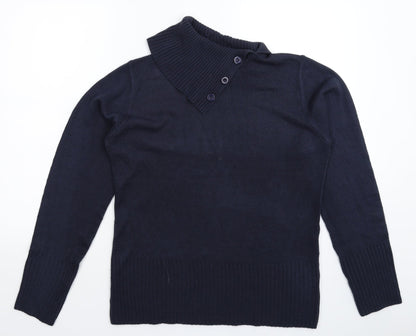 Store Twenty One Womens Blue  Knit Pullover Jumper Size 18