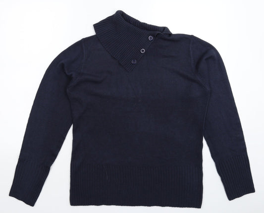 Store Twenty One Womens Blue  Knit Pullover Jumper Size 18