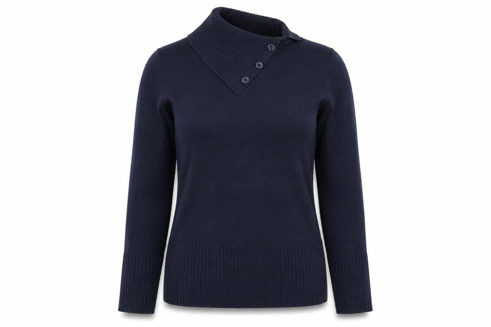 Store Twenty One Womens Blue Knit Pullover Jumper Size 18