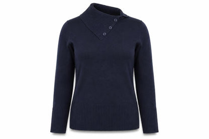 Store Twenty One Womens Blue Knit Pullover Jumper Size 18