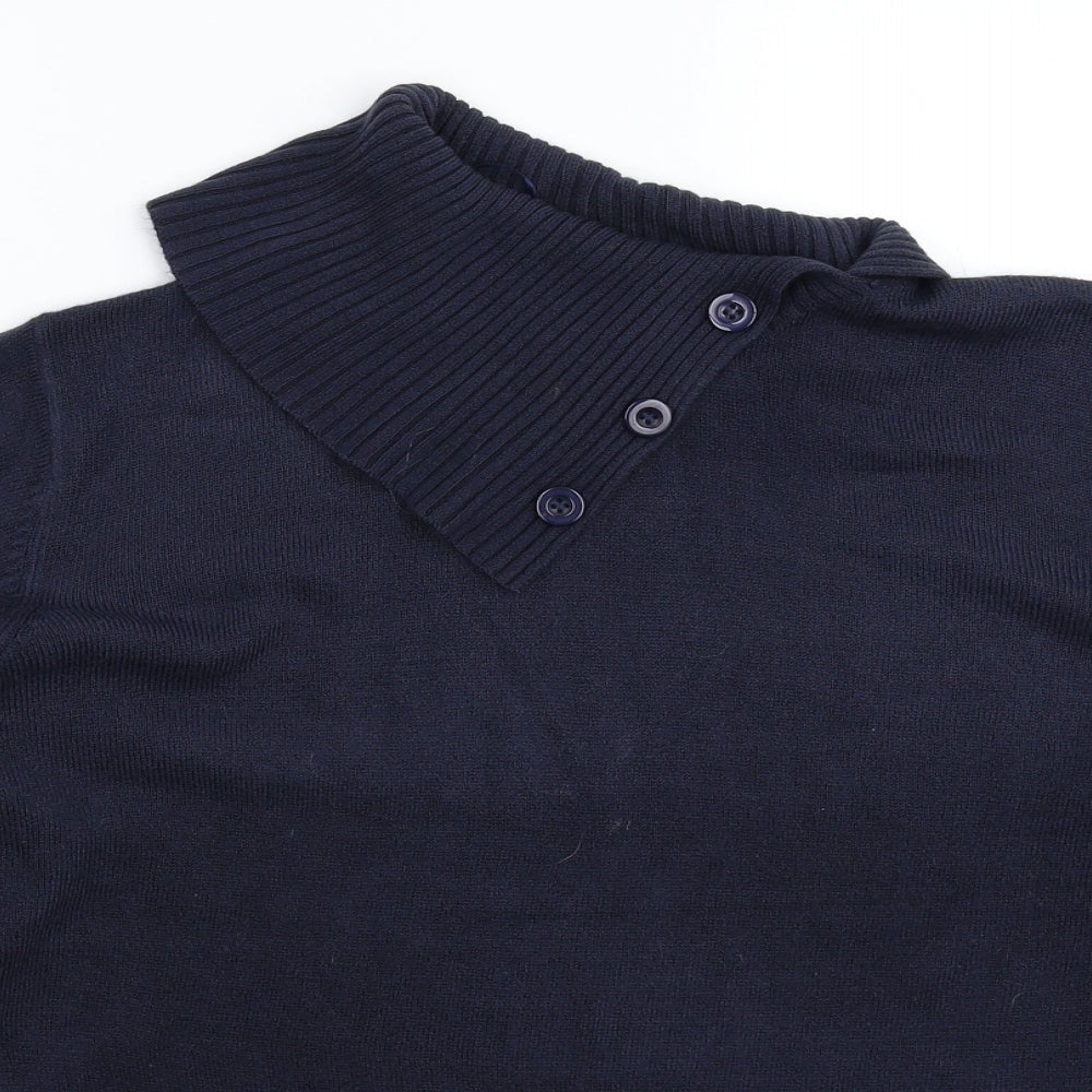 Store Twenty One Womens Blue  Knit Pullover Jumper Size 18