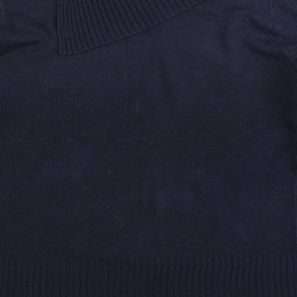 Store Twenty One Womens Blue  Knit Pullover Jumper Size 18