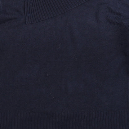 Store Twenty One Womens Blue  Knit Pullover Jumper Size 18