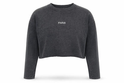 Topshop Womens Grey   Pullover Sweatshirt Size 6