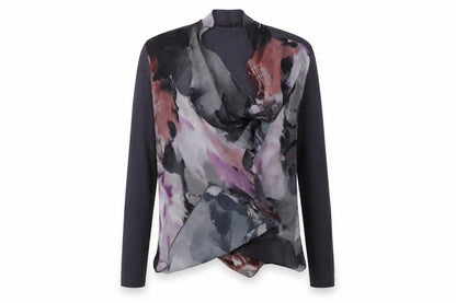 Womens UK Size 10 Yest Multicoloured Basic Blouse
