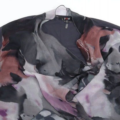 Womens UK Size 10 Yest Multicoloured Basic Blouse