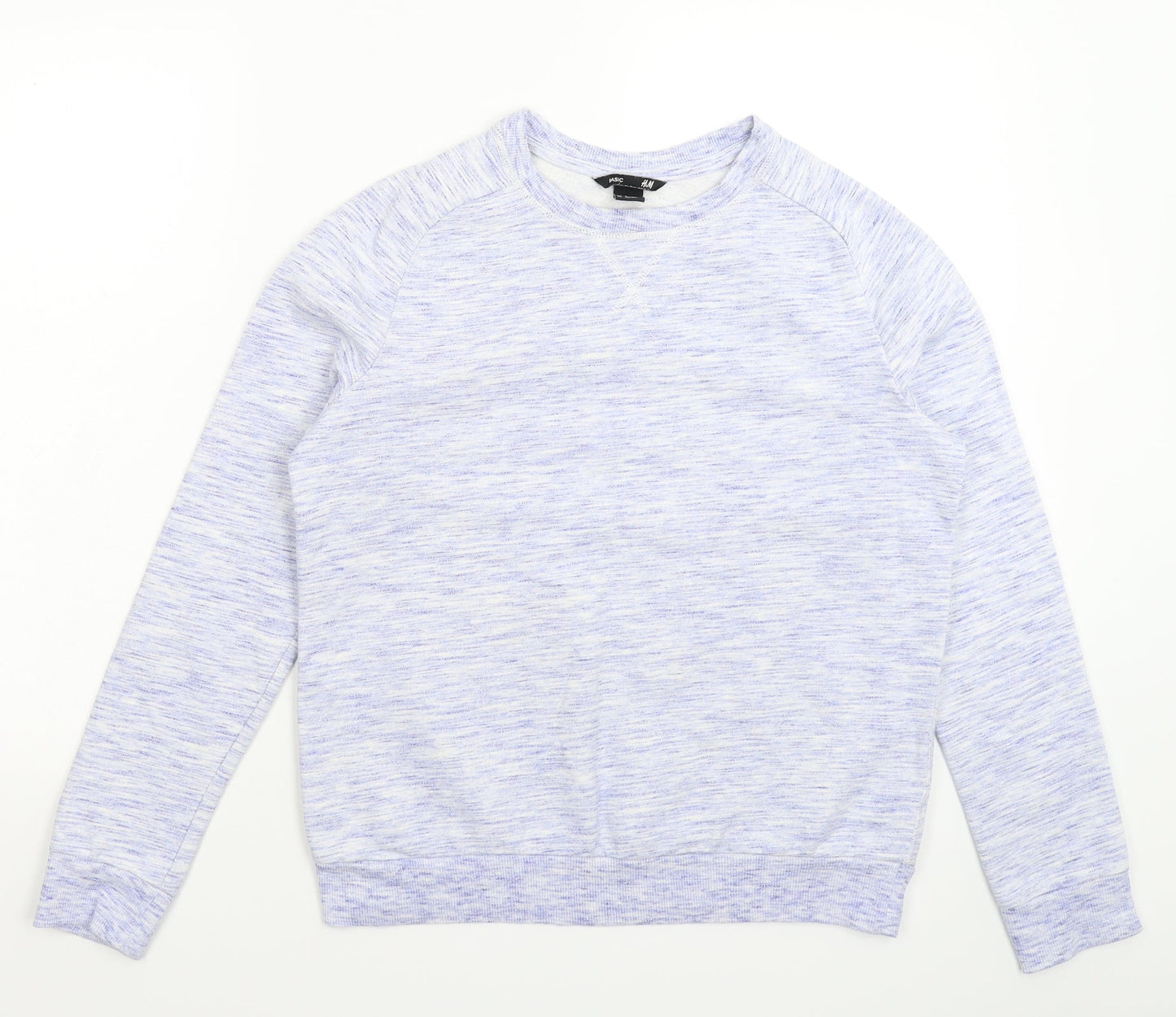 Mens UK Size S H&M Purple Pullover Sweatshirt