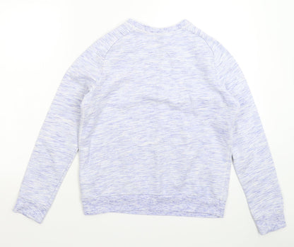 Mens UK Size S H&M Purple Pullover Sweatshirt
