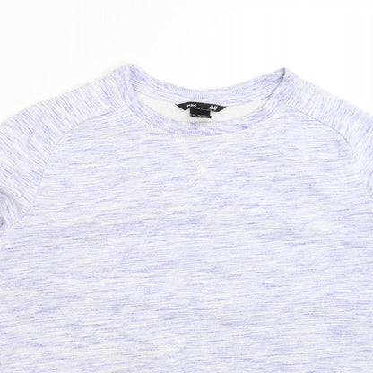 Mens UK Size S H&M Purple Pullover Sweatshirt