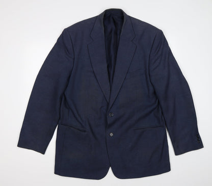 Mens UK Size 44 Simon Taylor Regular Blue Suit Jacket