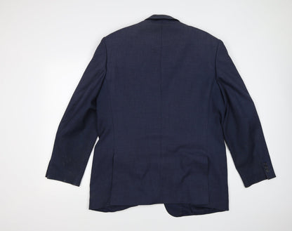 Mens UK Size 44 Simon Taylor Regular Blue Suit Jacket