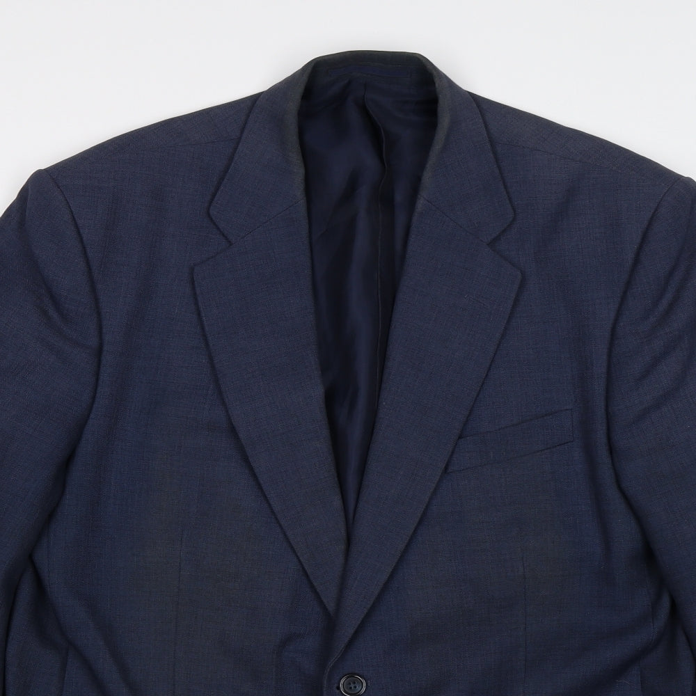 Mens UK Size 44 Simon Taylor Regular Blue Suit Jacket