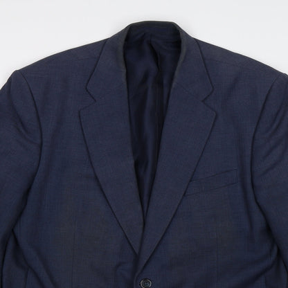 Mens UK Size 44 Simon Taylor Regular Blue Suit Jacket