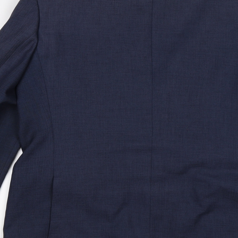Mens UK Size 44 Simon Taylor Regular Blue Suit Jacket