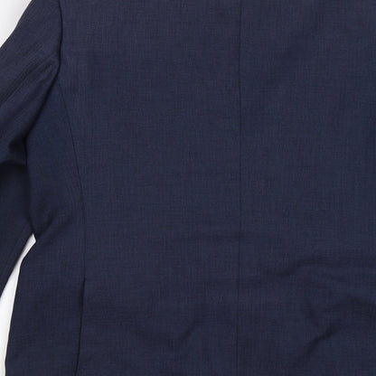 Mens UK Size 44 Simon Taylor Regular Blue Suit Jacket