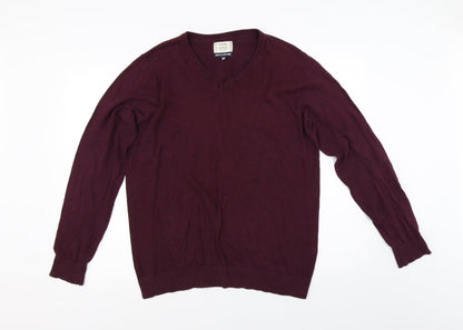 George Mens Red   Pullover Jumper Size M
