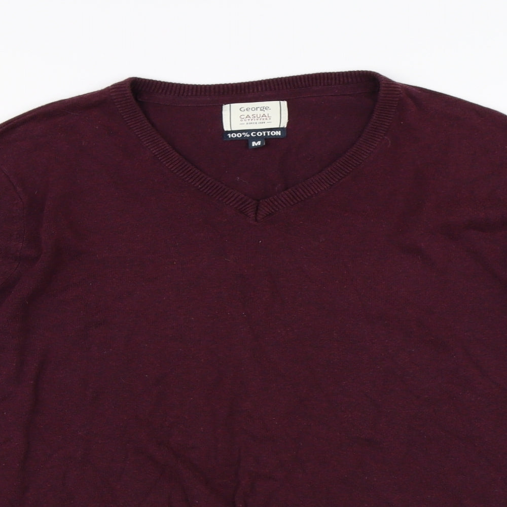 George Mens Red   Pullover Jumper Size M