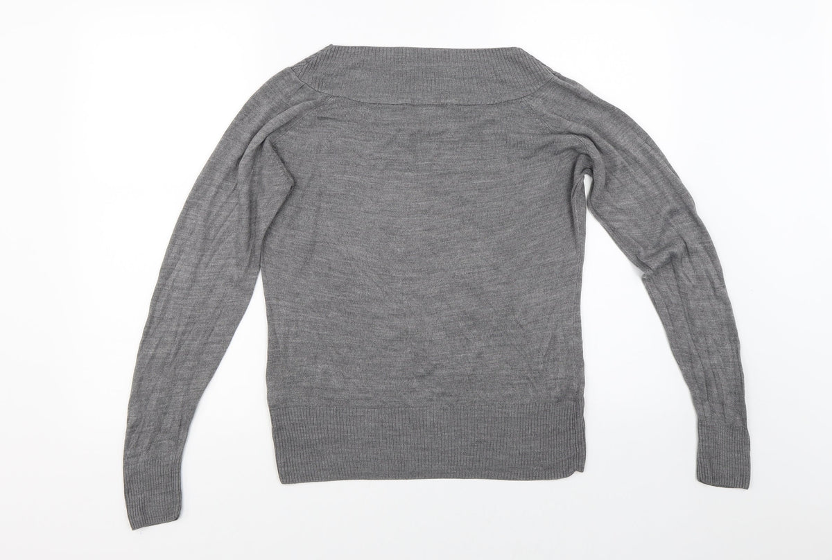 Marks & Spencer Womens Grey   Pullover Jumper Size 14