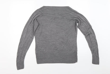 Marks & Spencer Womens Grey   Pullover Jumper Size 14