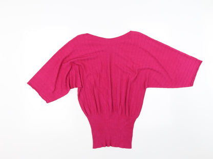 Luisa Conti Womens Pink   Pullover Jumper Size S