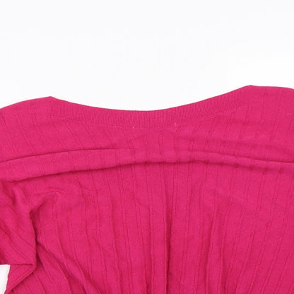 Luisa Conti Womens Pink   Pullover Jumper Size S