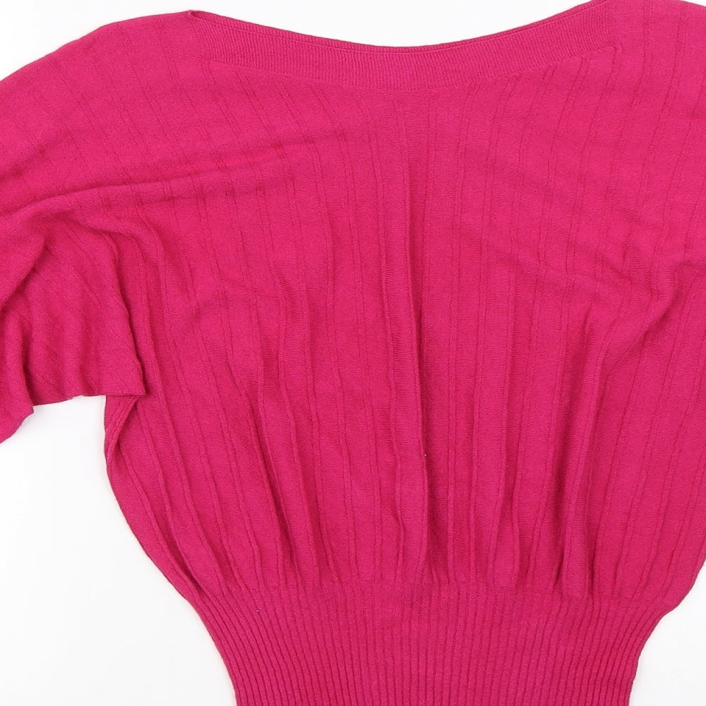 Luisa Conti Womens Pink   Pullover Jumper Size S