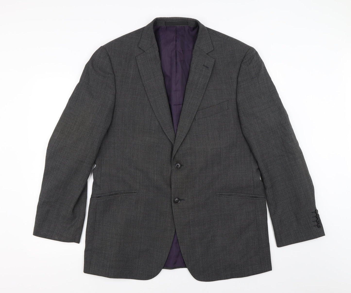 Mens UK Size 42 Marks and Spencer Regular Grey Suit Jacket