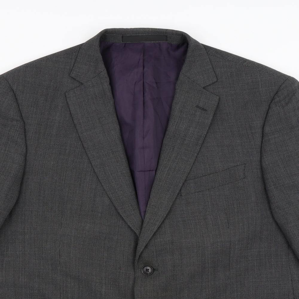 Mens UK Size 42 Marks and Spencer Regular Grey Suit Jacket