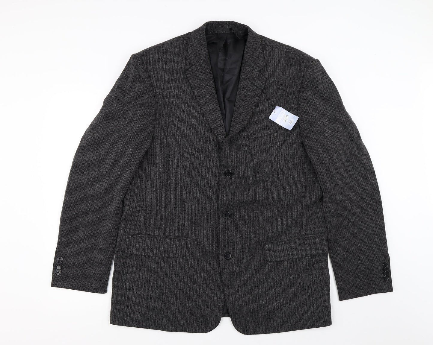 Mens UK Size 42 Loxley Regular Grey Suit Jacket