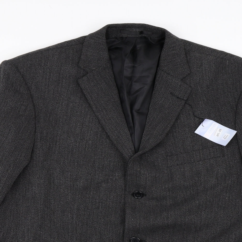 Mens UK Size 42 Loxley Regular Grey Suit Jacket