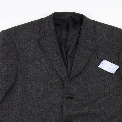 Mens UK Size 42 Loxley Regular Grey Suit Jacket