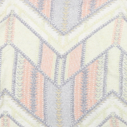 Preworn Womens Multicoloured Geometric  Pullover Jumper Size S