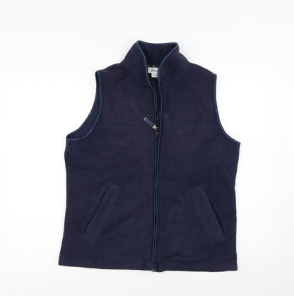 PARA Womens Blue   Gilet Poncho Size M