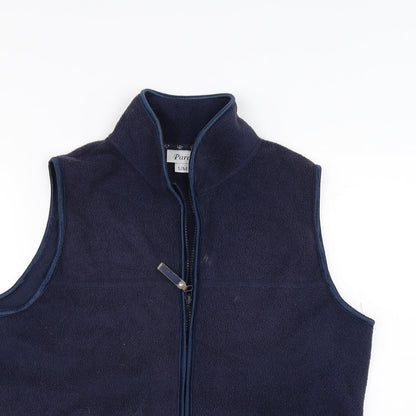 PARA Womens Blue   Gilet Poncho Size M