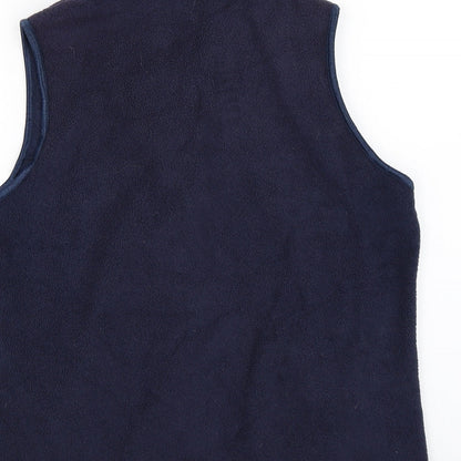 PARA Womens Blue   Gilet Poncho Size M