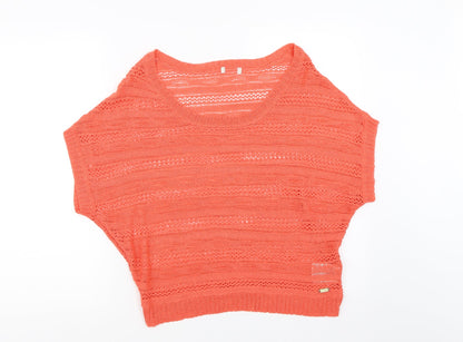Preworn Womens Orange   Pullover Jumper Size 16