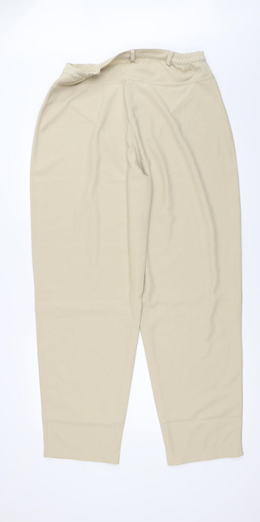 Daxon Womens Ivory   Trousers  Size 18 L20 in