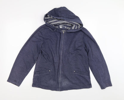 BM Womens Blue   Full Zip  Size S