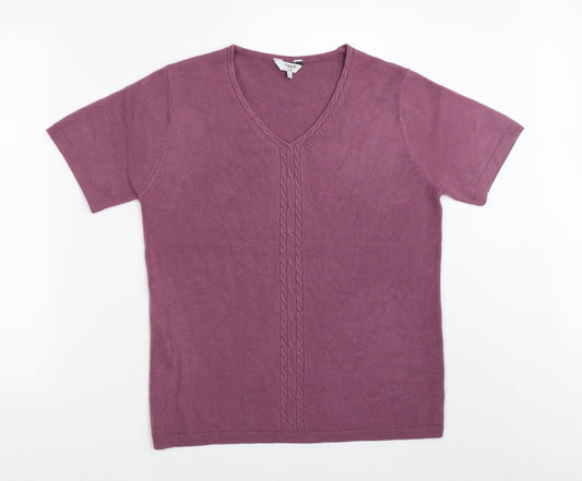 happit Womens Pink   Pullover Jumper Size L