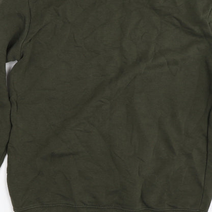 Womens UK Size XS Divided by H&M Green Pullover Sweatshirt